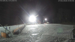 Spodní část sjezdovky