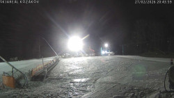 Spodní část sjezdovky