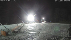 Spodní část sjezdovky