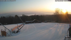 Spodní část sjezdovky