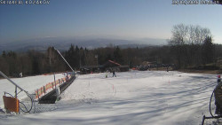 Spodní část sjezdovky