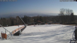 Spodní část sjezdovky