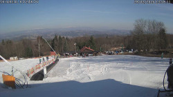 Spodní část sjezdovky