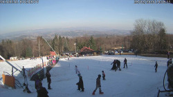 Spodní část sjezdovky