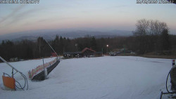 Spodní část sjezdovky