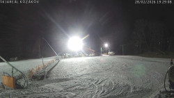 Spodní část sjezdovky