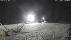 Spodní část sjezdovky