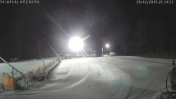 Spodní část sjezdovky