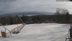 Spodní část sjezdovky