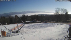 Spodní část sjezdovky