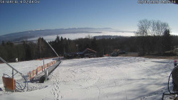 Spodní část sjezdovky