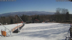 Spodní část sjezdovky