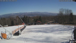 Spodní část sjezdovky