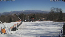 Spodní část sjezdovky