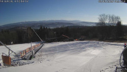 Spodní část sjezdovky