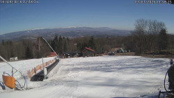 Spodní část sjezdovky