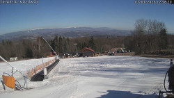 Spodní část sjezdovky