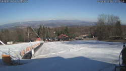 Spodní část sjezdovky