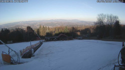 Spodní část sjezdovky