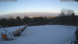 Spodní část sjezdovky