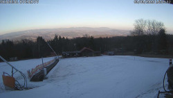 Spodní část sjezdovky