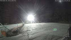 Spodní část sjezdovky