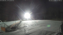 Spodní část sjezdovky