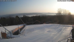 Spodní část sjezdovky