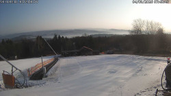 Spodní část sjezdovky