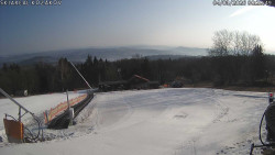 Spodní část sjezdovky