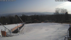 Spodní část sjezdovky