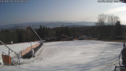 Spodní část sjezdovky