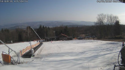 Spodní část sjezdovky