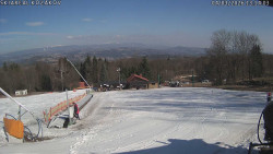 Spodní část sjezdovky