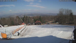 Spodní část sjezdovky