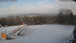 Spodní část sjezdovky