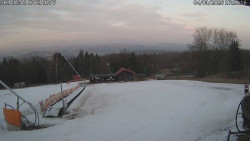 Spodní část sjezdovky