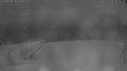 Spodní část sjezdovky