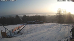 Spodní část sjezdovky