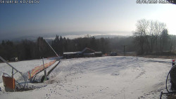 Spodní část sjezdovky