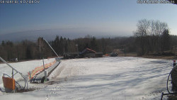 Spodní část sjezdovky