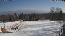 Spodní část sjezdovky