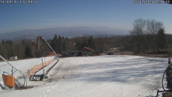 Spodní část sjezdovky