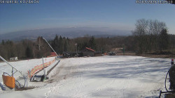 Spodní část sjezdovky