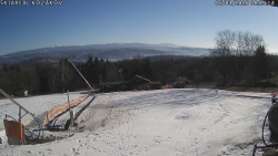 Spodní část sjezdovky