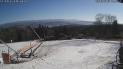 Spodní část sjezdovky