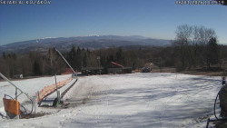 Spodní část sjezdovky