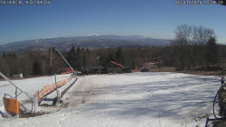 Spodní část sjezdovky