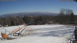 Spodní část sjezdovky