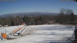 Spodní část sjezdovky